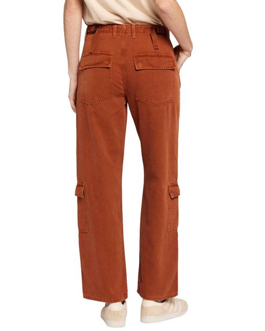 Current/Elliott Red The Commodore Pant
