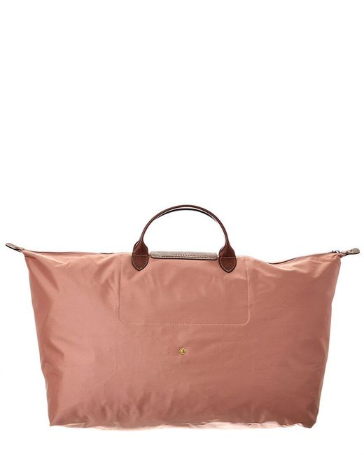 Longchamp Brown Le Pliage Original Xl Canvas Travel Bag