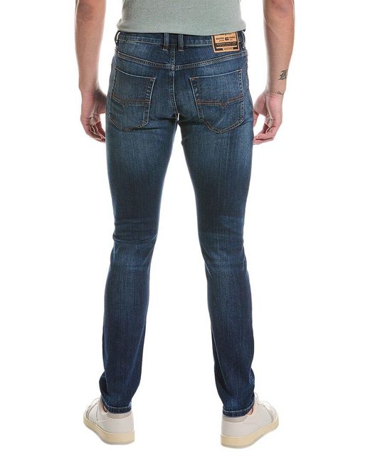 DIESEL Tepphar Medium Wash Slim Straight Jean in Blue for Men | Lyst
