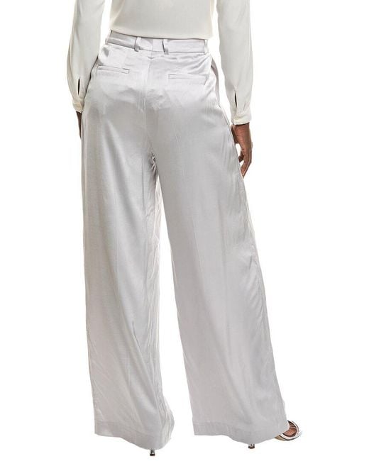 Officine Generale Gray Officine Generale Lysea Satin Pant