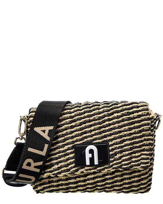 Furla 1927 Soft Mini Crossbody in Black Lyst