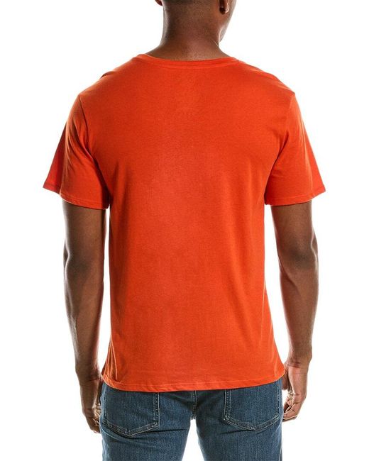 Original Penguin Orange Sunwashed T-shirt for men