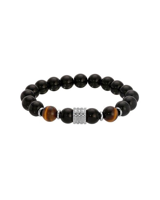Eye Candy LA Black Willaim 2pc Stackable Bracelet Set
