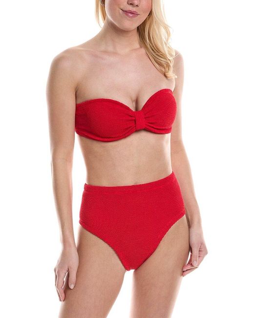 Hunza G Red Ruby 2pc Bikini Set