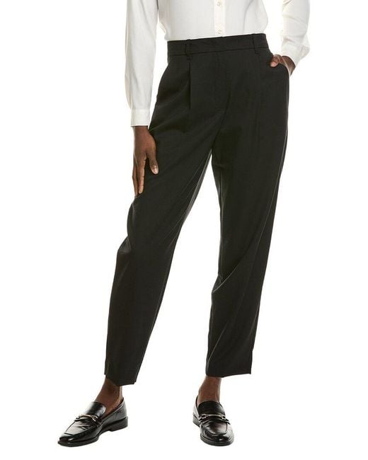 Marc Cain Black Wool-Blend Pant
