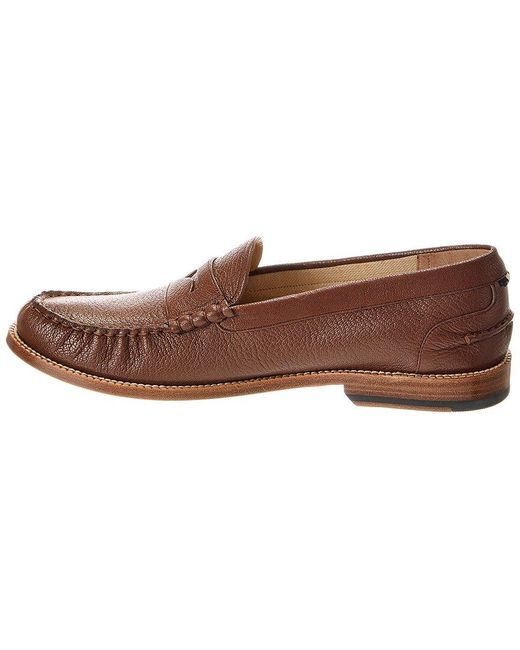 Bally Brown Ron Leather Loafer for men