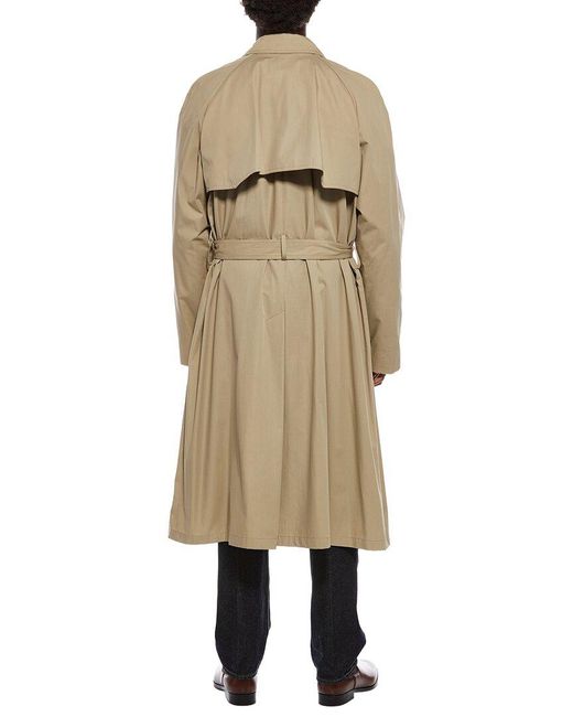 Dolce & Gabbana Natural Full Trench Coat for men