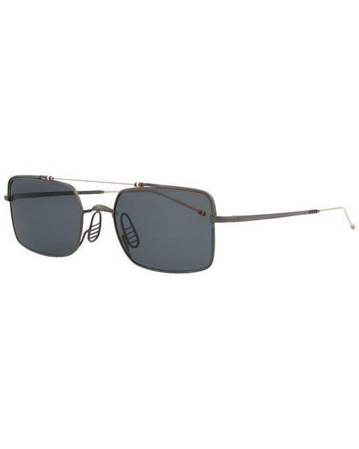 Thom Browne Black Tbs909 49mm Sunglasses for men
