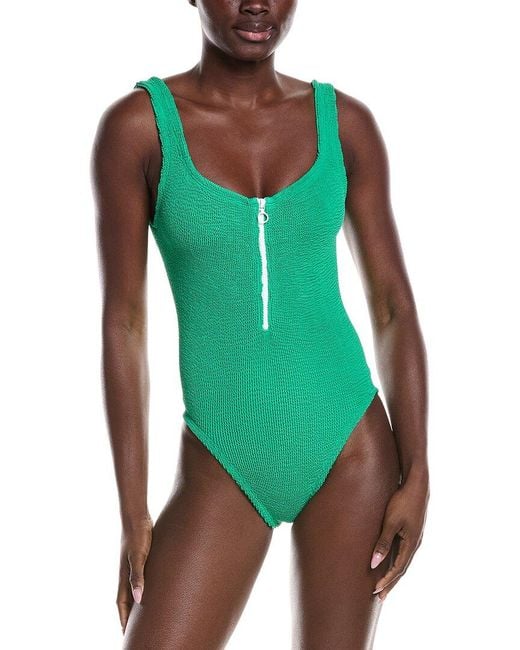 Hunza G Green Dallas One-piece