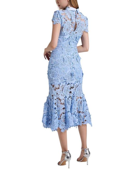 DZA Blue Midi Dress