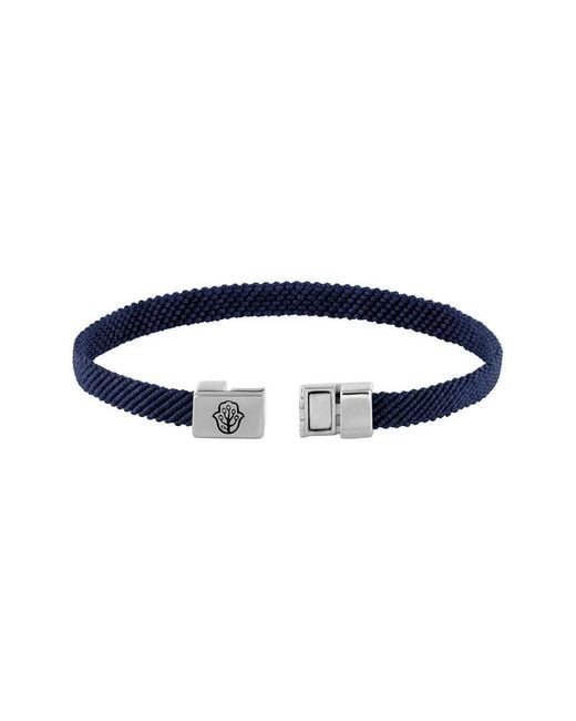Karma and Luck Blue Plated Magnetic Bracelet for men