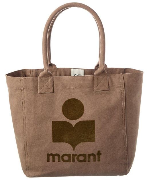 Isabel Marant Brown Yenky Small Canvas Tote