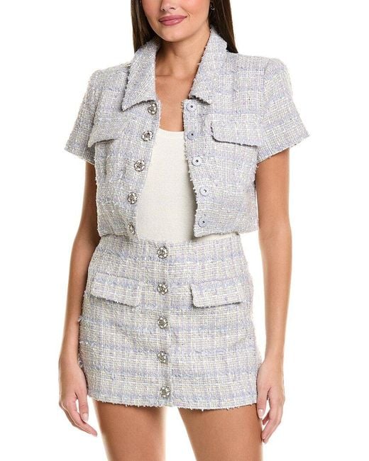 Astr White Mavey Jacket