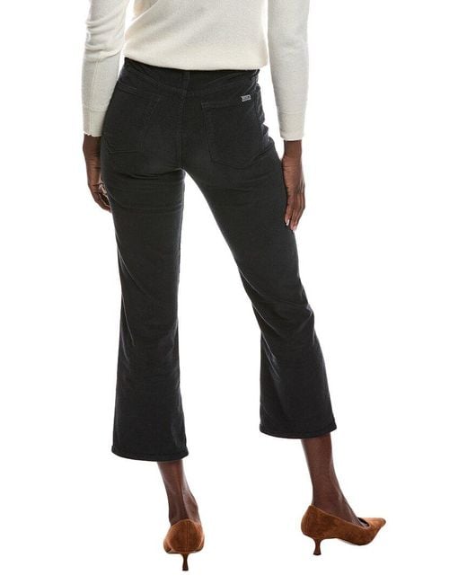 Joe's Jeans Corduroy High Rise Black Rise Crop Bootcut Jean