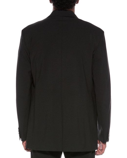 Valentino Black Wool-Blend Suit Jacket for men