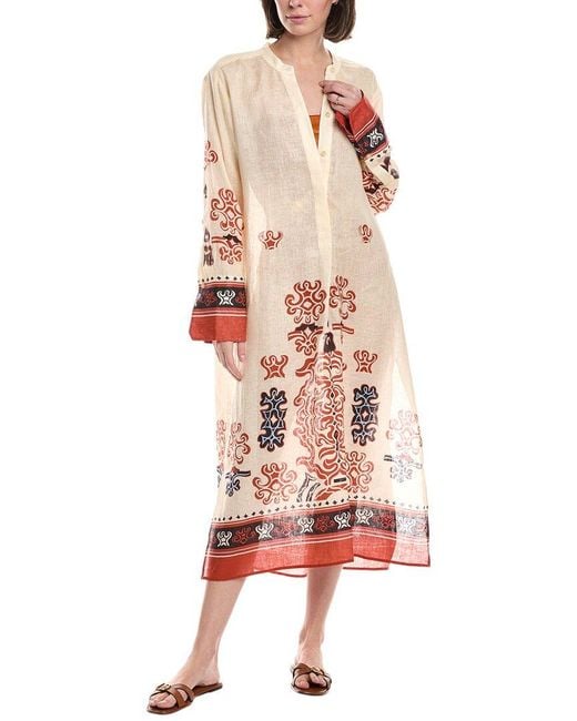 A.L.C. Pink A.L.C Kacey Ii Linen Dress