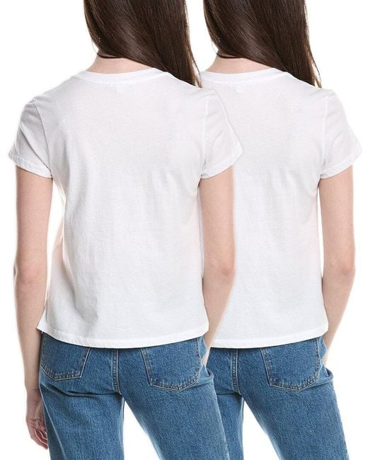 James Perse White 2Pk Little Boy T-Shirt