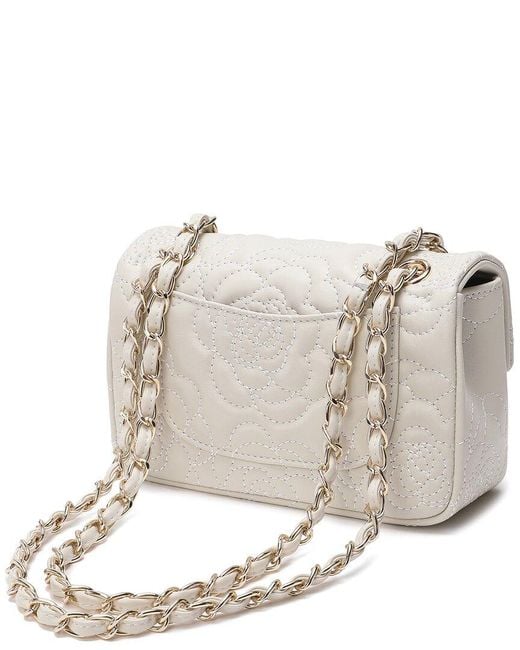 Tiffany & Fred Paris Natural Quilted Leather Crossbody