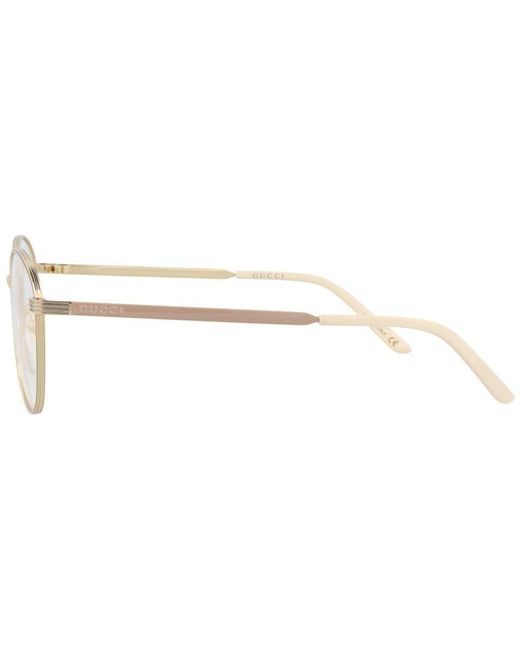 Gucci White 53Mm Optical Frames