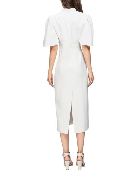 Adele Berto Blue Midi Dress