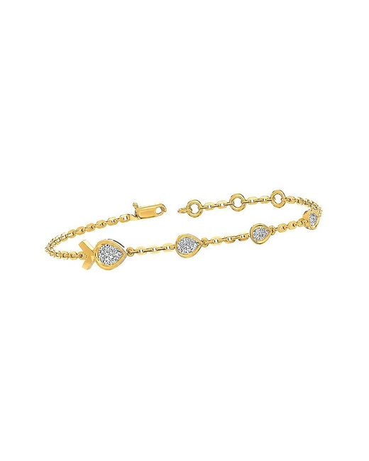 Lab Grown Diamonds White 14K 0.72 Ct. Tw. Lab-Grown Diamond Tennis Bracelet