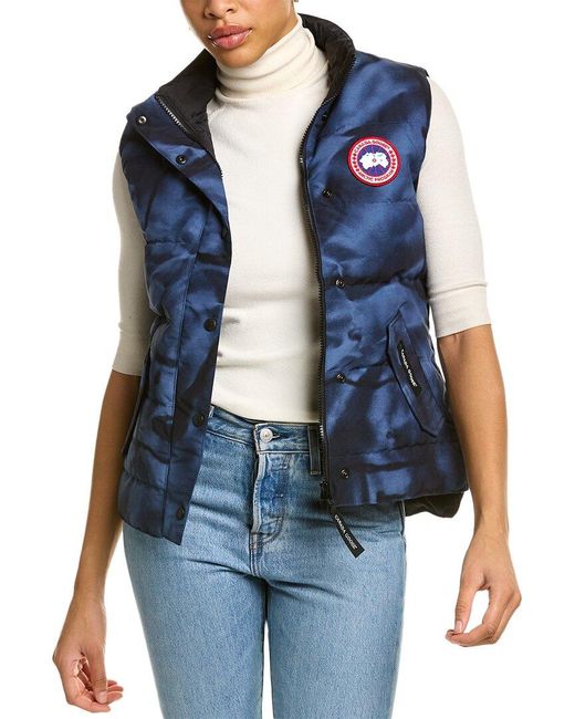 Canada Goose Freestyle Down Vest in Blue | Lyst