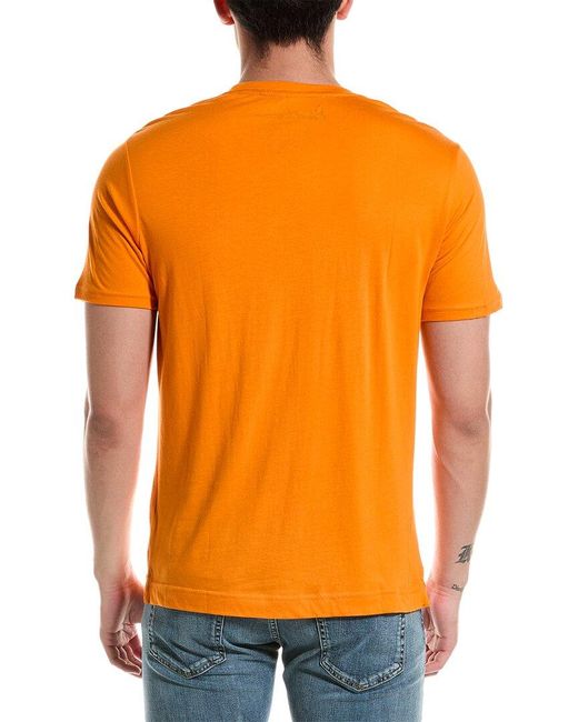 Robert Graham Orange Myles T-shirt for men
