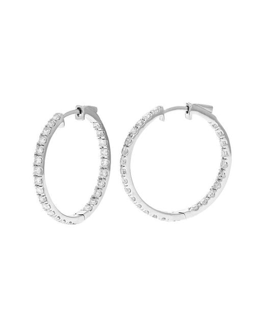 Amairah White 2.00 Ct. Tw. Lab-Grown Diamond Hoops