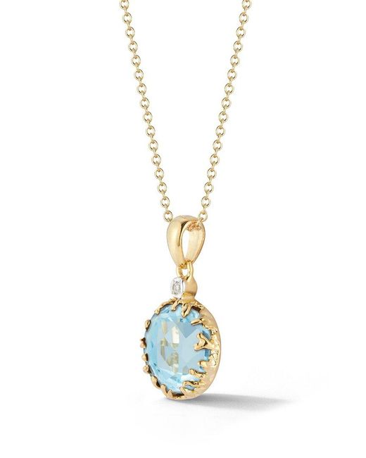 Reiss Metallic 14K 3.02 Ct. Tw. Diamond Necklace