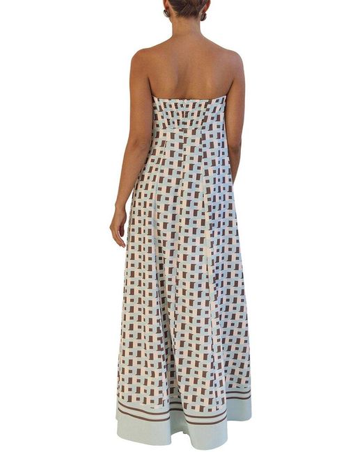 LEON GORI Brown Maxi Dress