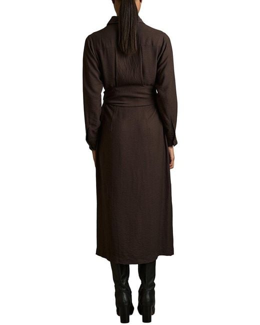 Reiss Black Mabel Maxi Dress