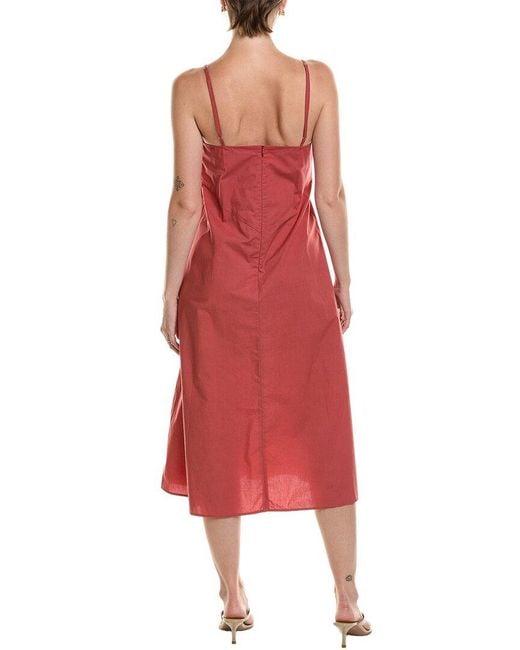 Officine Generale Red Paolina Dress