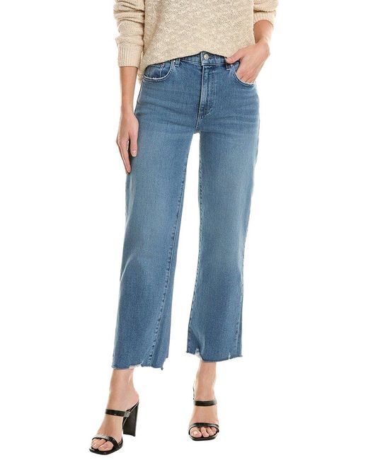 Le Jean Blue Sabine Straight Crop Jean