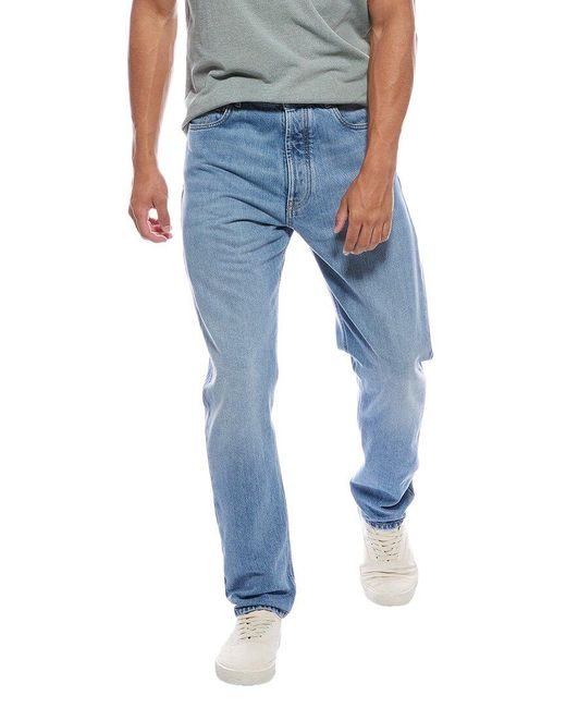 Brunello Cucinelli Blue Medium Wash Iconic Fit Jean for men
