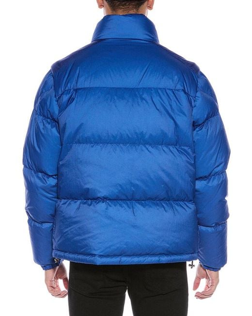 Moncler Blue Verone Reversable Down Coat for men