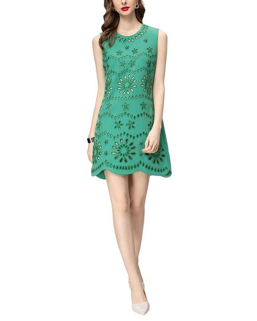 BURRYCO Green Mini Dress