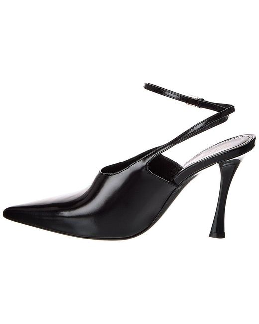 Givenchy Black Show Leather Slingback Pump