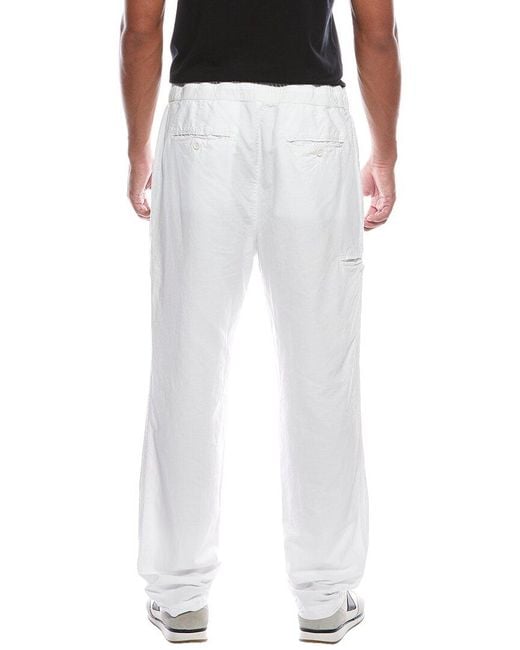 James Perse White Relaxed Fit Pant for men
