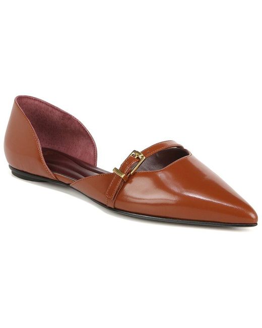 Franco Sarto Brown Holly Leather Skimmer