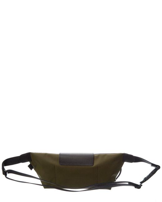 Longchamp Black Le Pliage Energy Medium Canvas Belt Bag