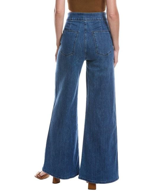 ASKK NY Blue Roller Wide Leg Ice Jean