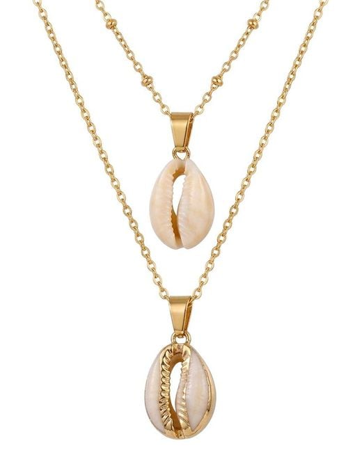 Liv Oliver Metallic 18K Plated Necklace
