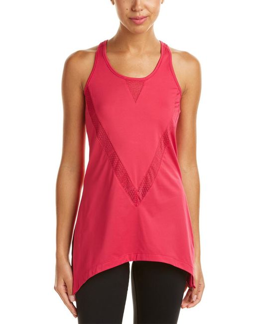 Nanette Lepore Red Solid Workout Tank