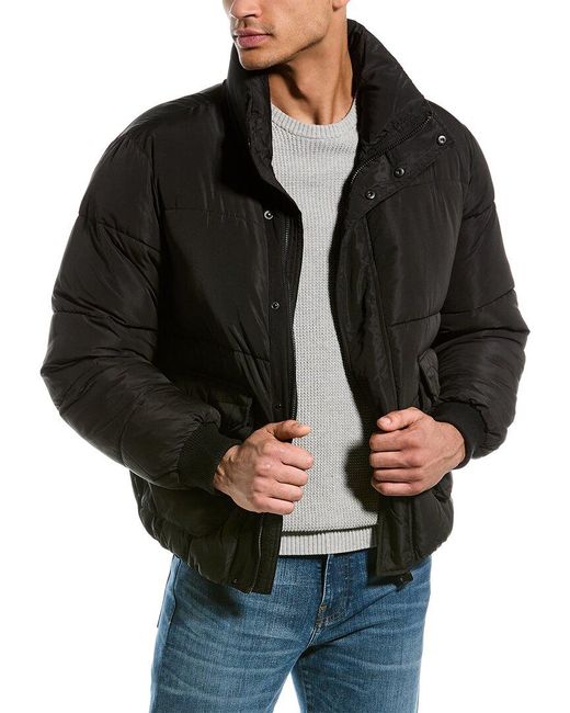 Noize Black Mahalo Puffer Jacket for men