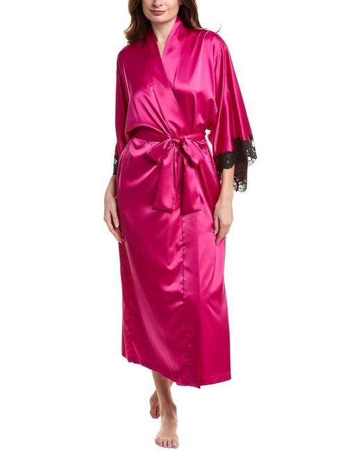 Natori Pink Peony Glamour Robe