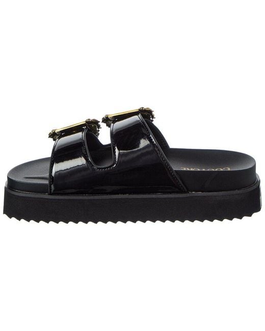 Versace Jeans Black Couture Platform Sandal