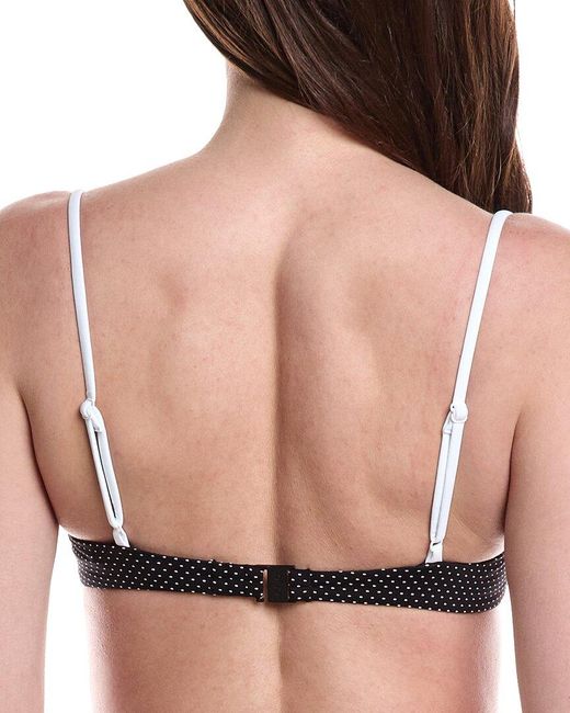 Onia Black Brigitte Bikini Top