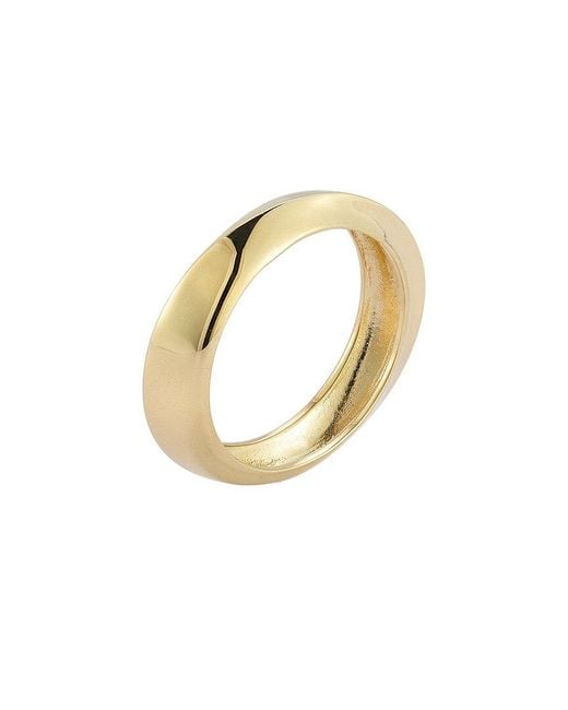 Italian Gold Metallic 14K Bold Wave Ring