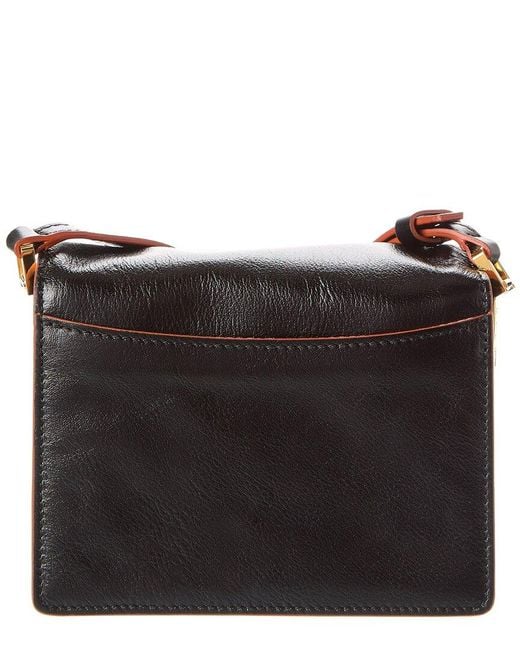 Marni Black Trunk Mini Leather Shoulder Bag