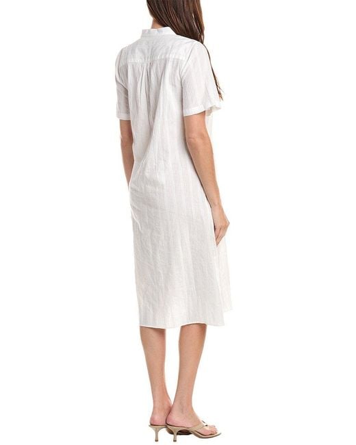Officine Generale White Officine Generale Eya Midi Dress